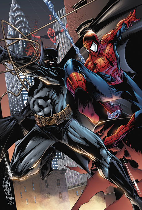High Resolution Wallpaper | Spider-Man And Batman 495x729 px