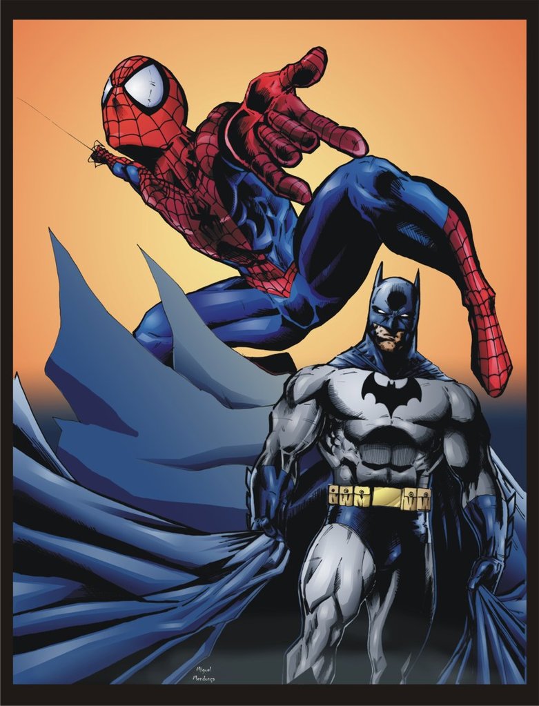 Spider-Man And Batman High Quality Background on Wallpapers Vista