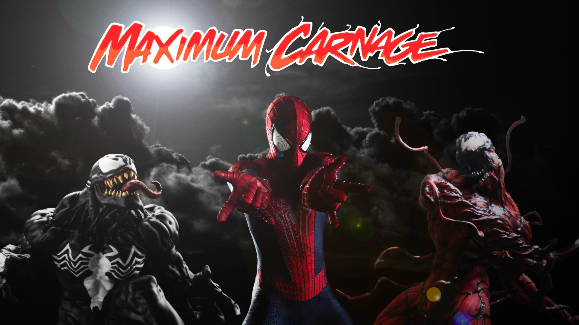 HD Quality Wallpaper | Collection: Video Game, 1920x1080 Spider-Man And Venom: Maximum Carnage