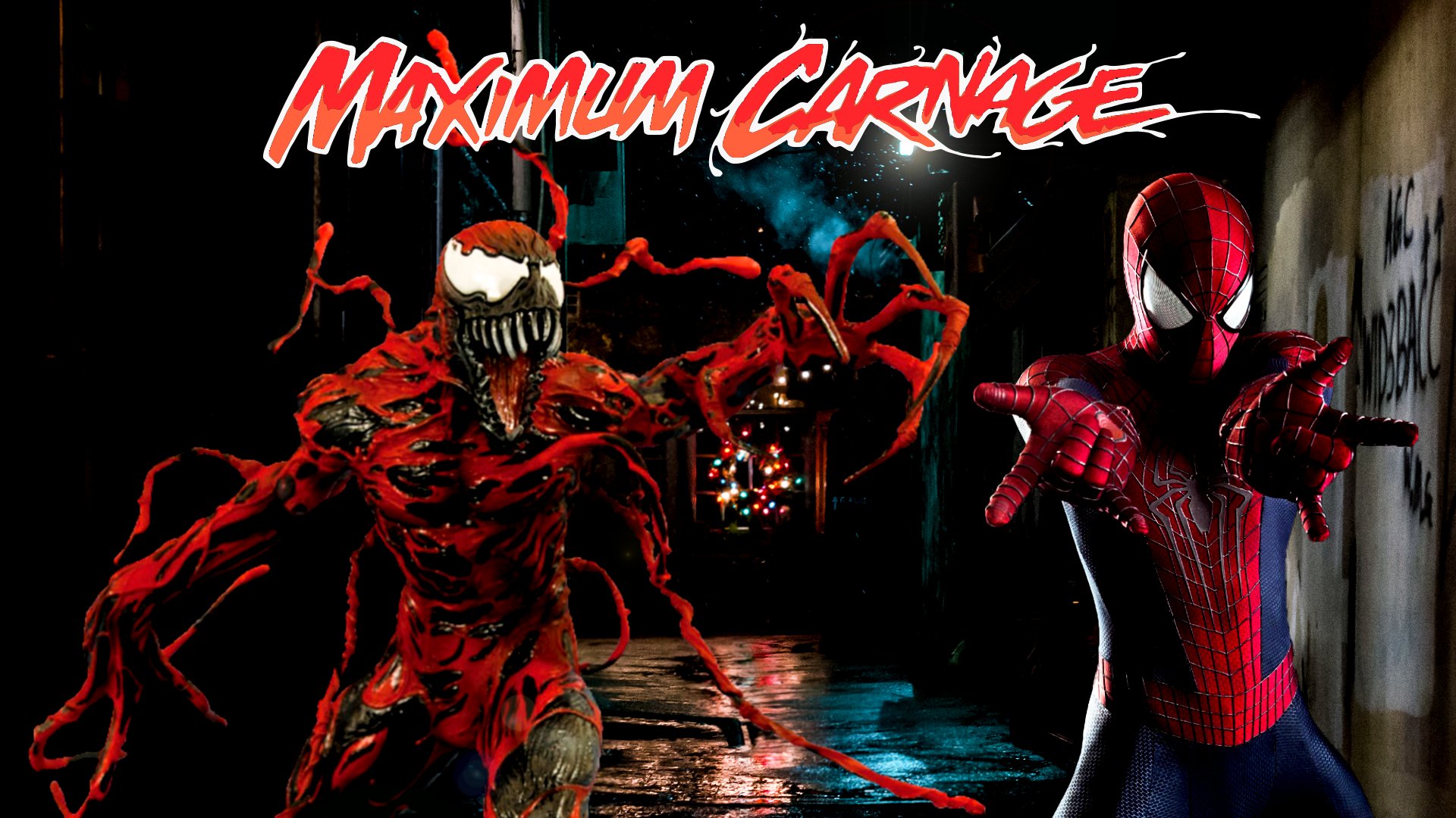 Nice Images Collection: Spider-Man And Venom: Maximum Carnage Desktop Wallpapers
