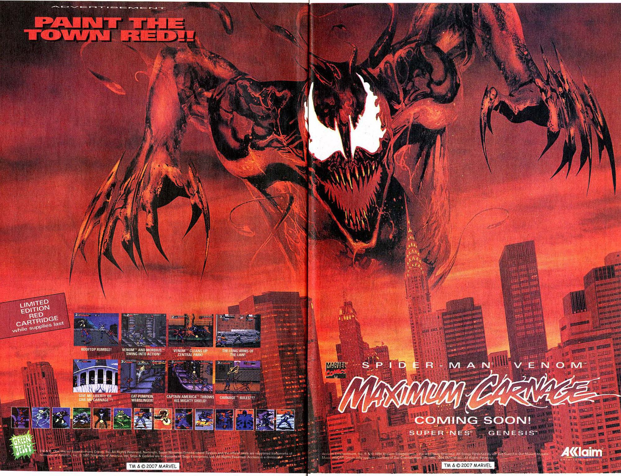 Images of Spider-Man And Venom: Maximum Carnage | 1998x1533