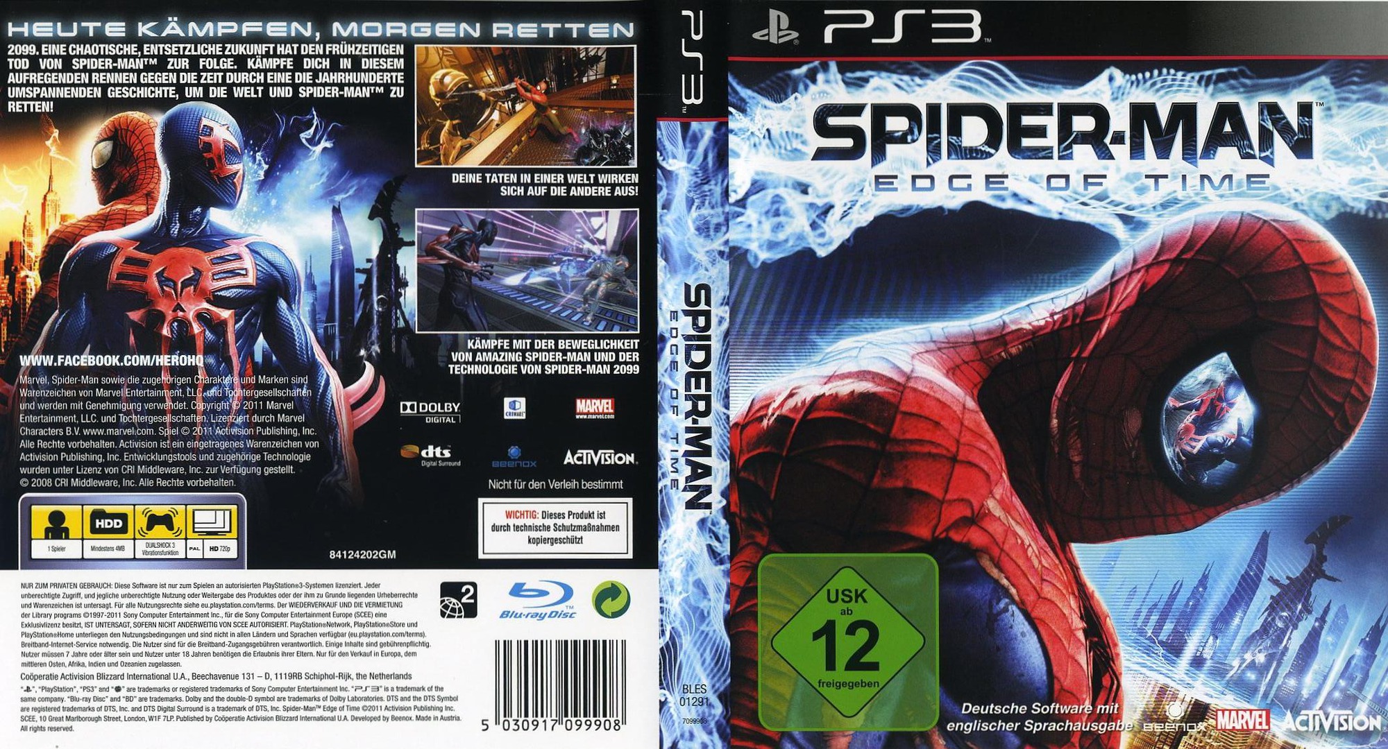 spider man edge of time cheats ps3