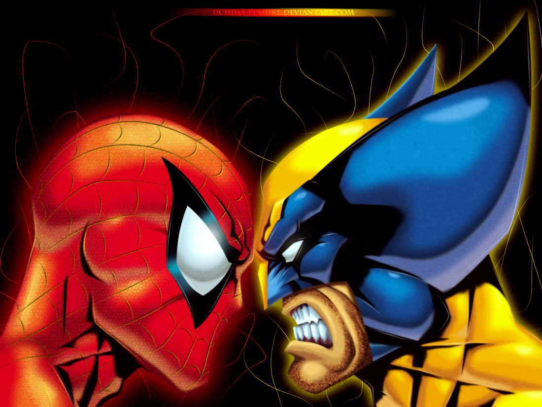 Spider-man Vs. Wolverine Backgrounds on Wallpapers Vista