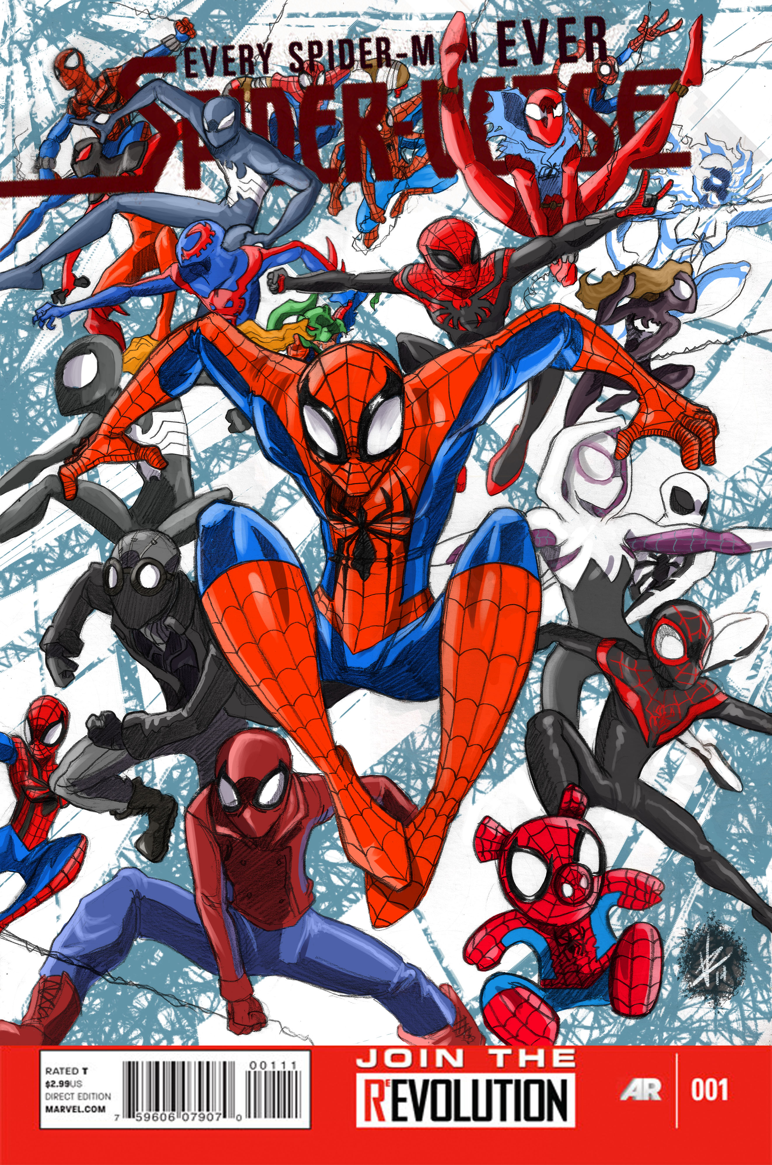 Nice wallpapers Spider-Verse 2645x3989px