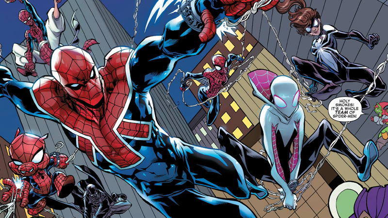 HD Quality Wallpaper | Collection: Comics, 800x450 Spider-Verse