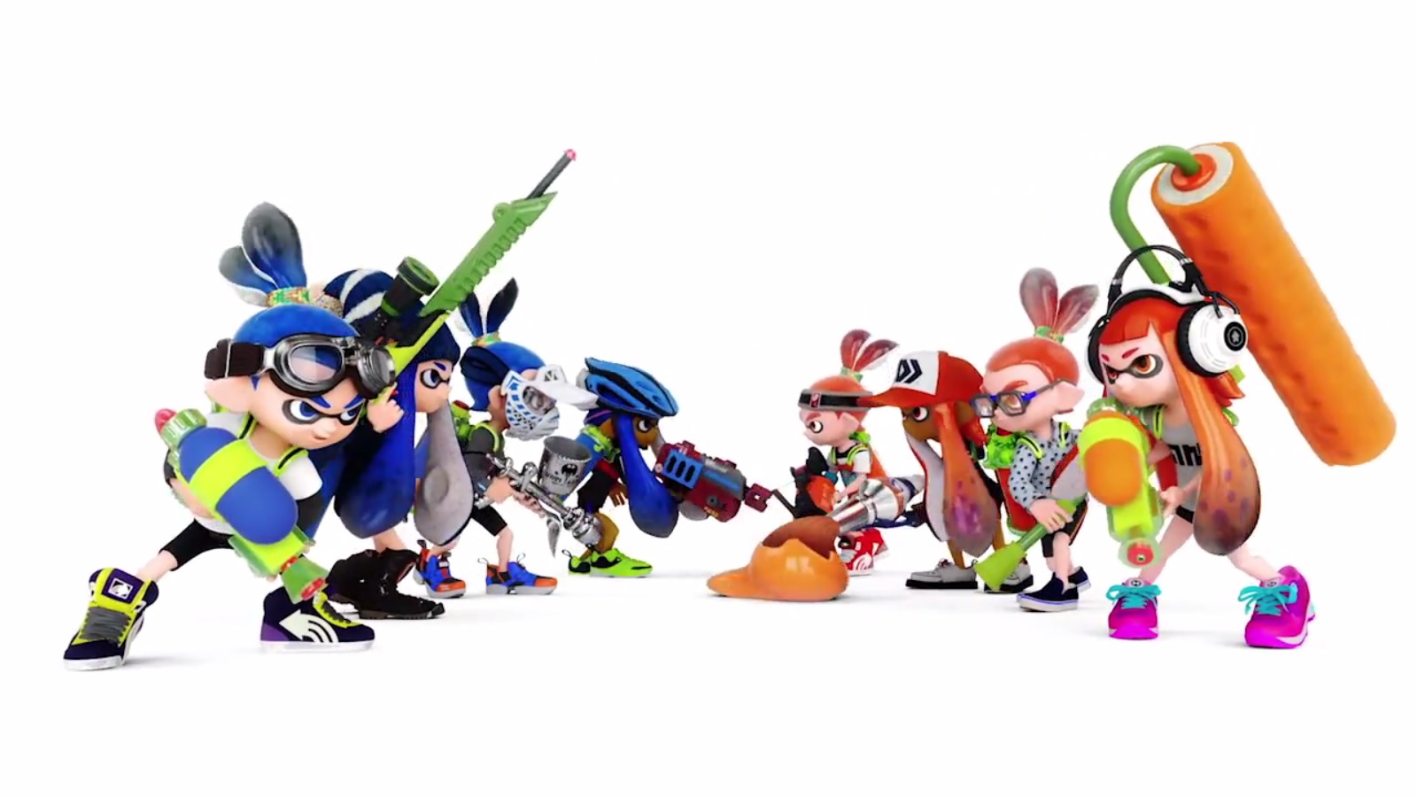 HD Quality Wallpaper | Collection: Video Game, 1600x900 Splatoon