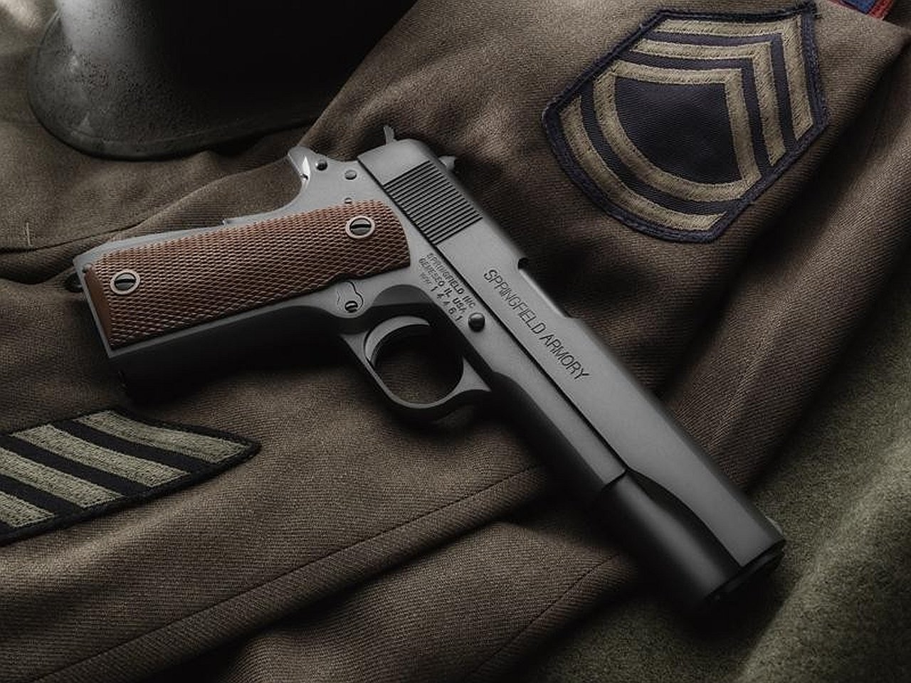 Nice Images Collection: Springfield Armory 1911 Pistol Desktop Wallpapers