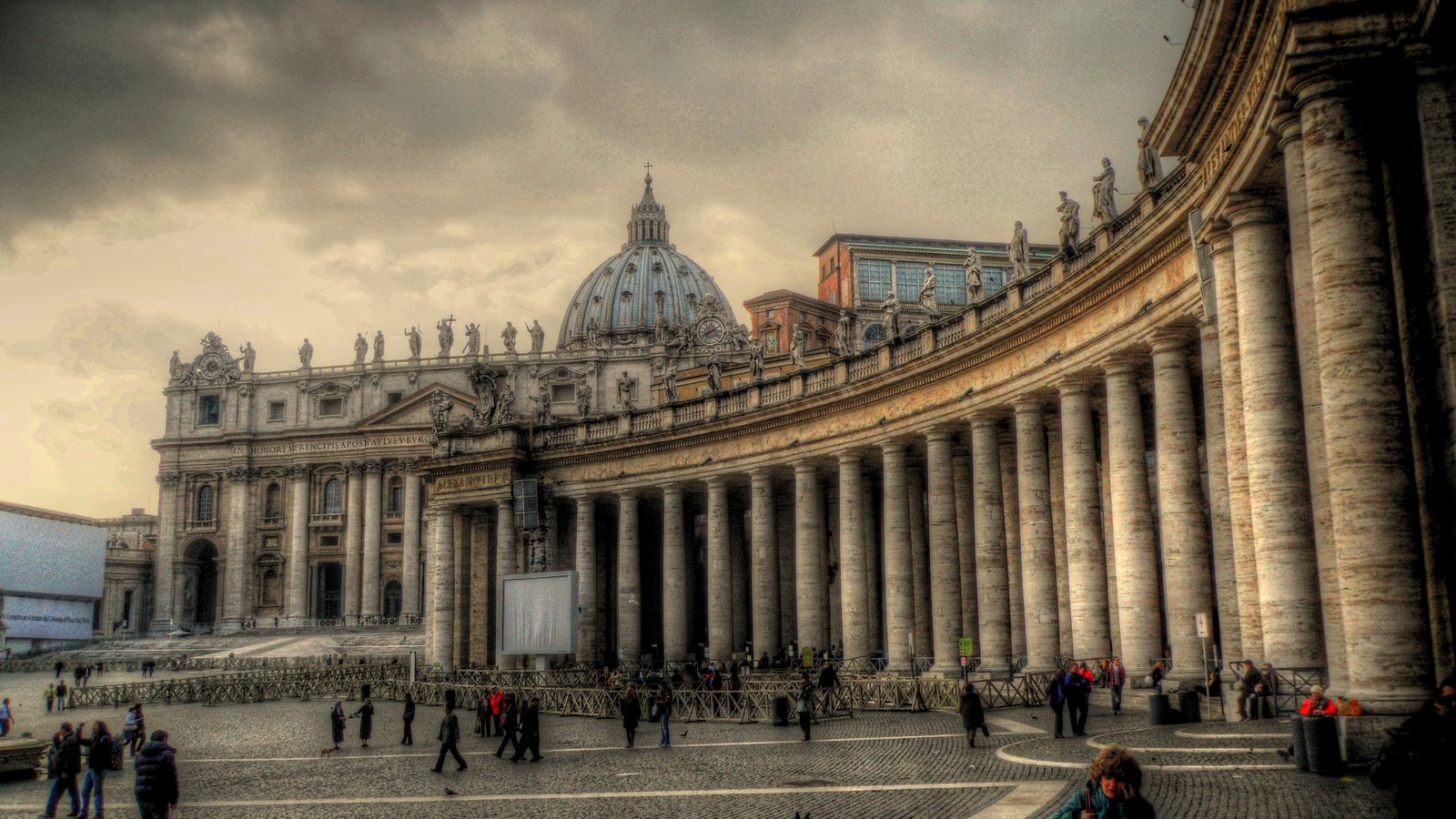 HD Quality Wallpaper | Collection: Religious, 1600x900 St. Peter's Basilica