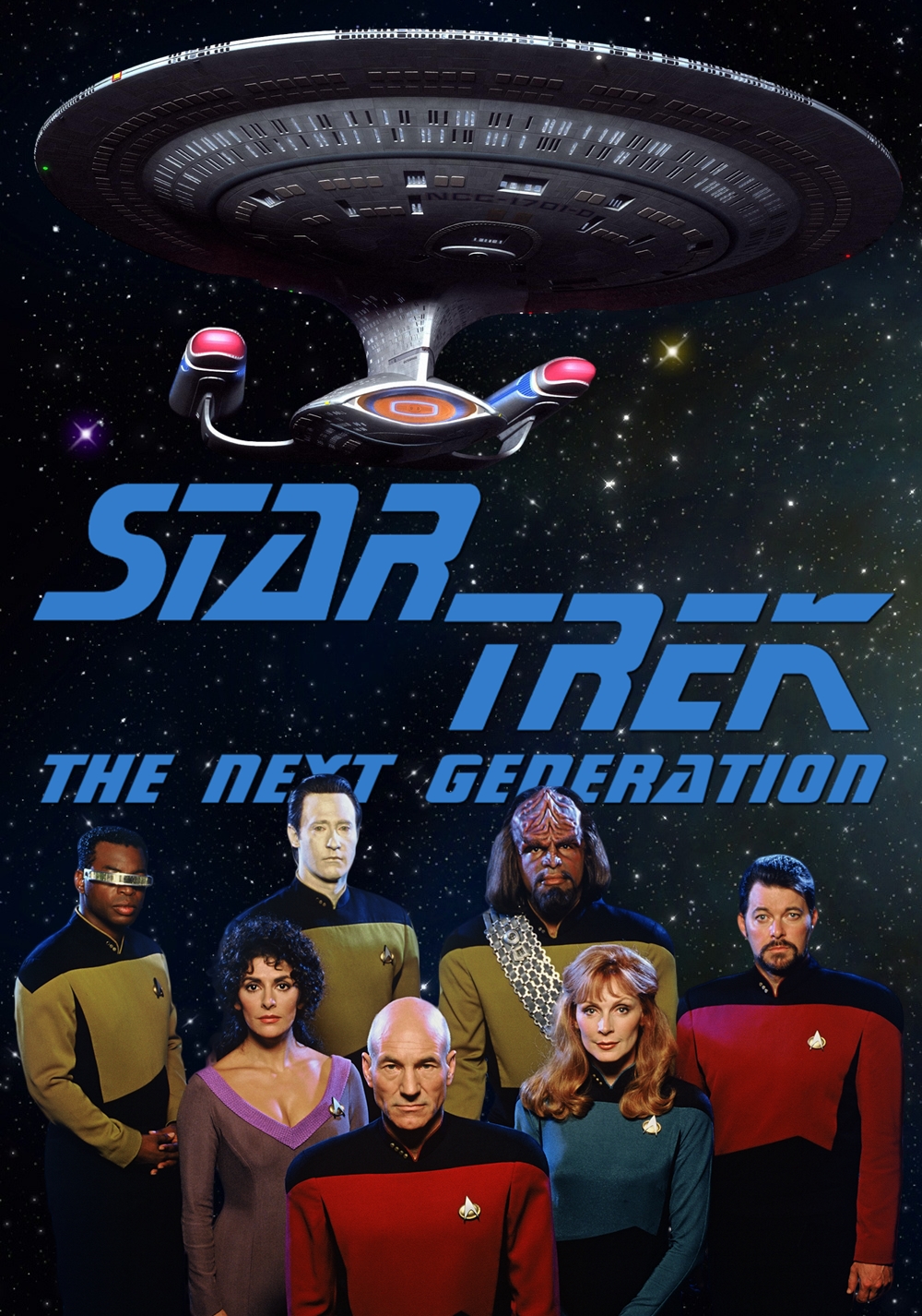 HD Quality Wallpaper | Collection: TV Show, 1000x1426 Star Trek: The Next Generation