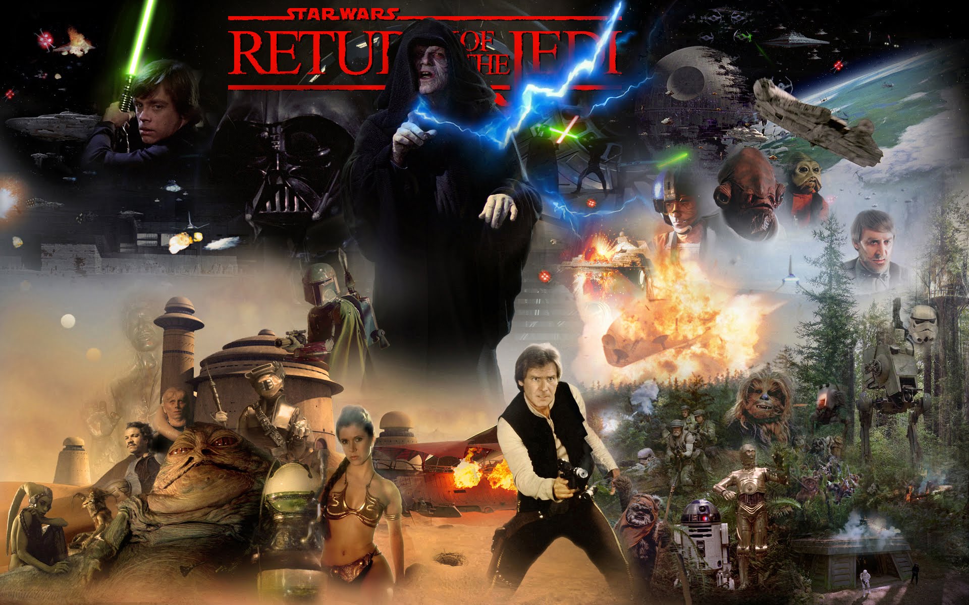 Star Wars Episode VI: Return Of The Jedi  Backgrounds on Wallpapers Vista