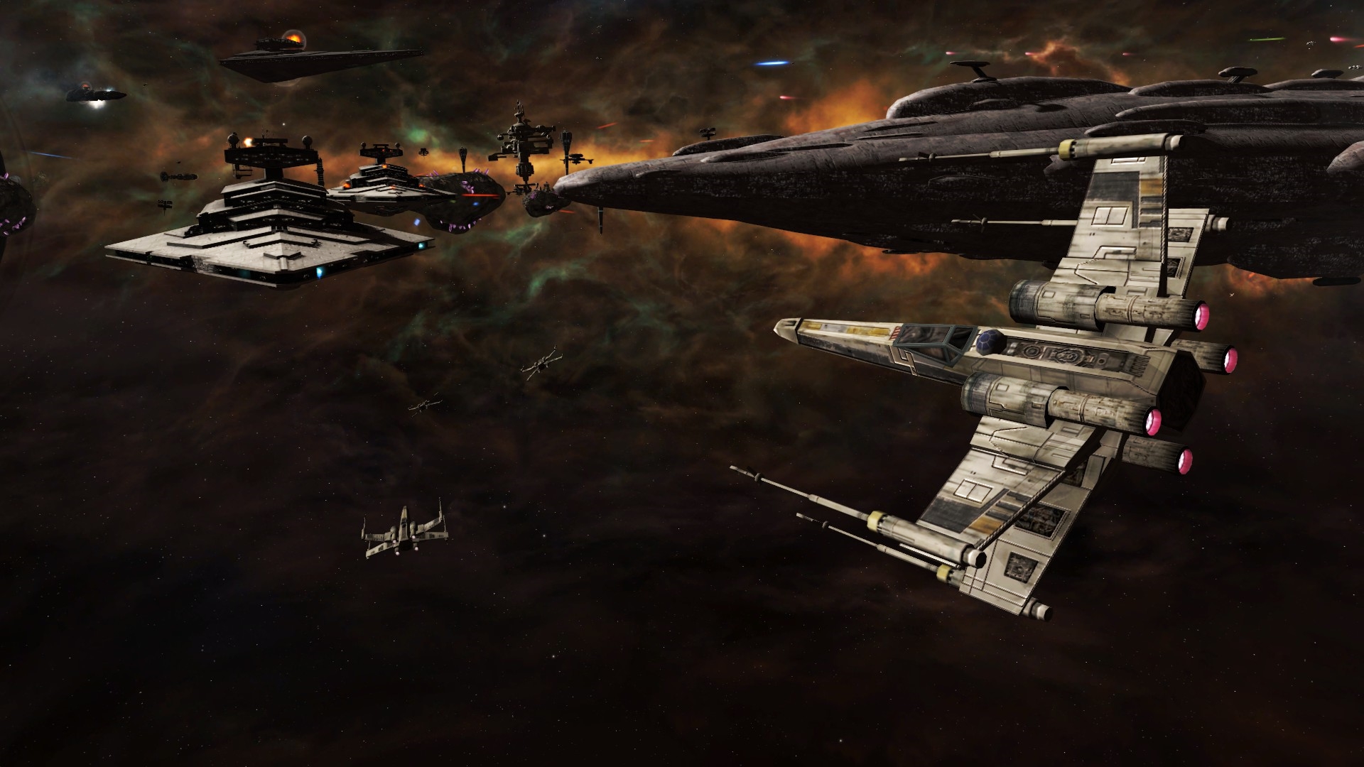 Star Wars: X-Wing Vs. TIE Fighter Backgrounds, Compatible - PC, Mobile, Gadgets| 1920x1080 px