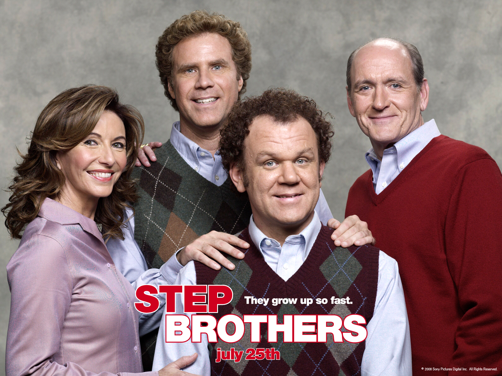 Step Brothers Movie Portrait. 