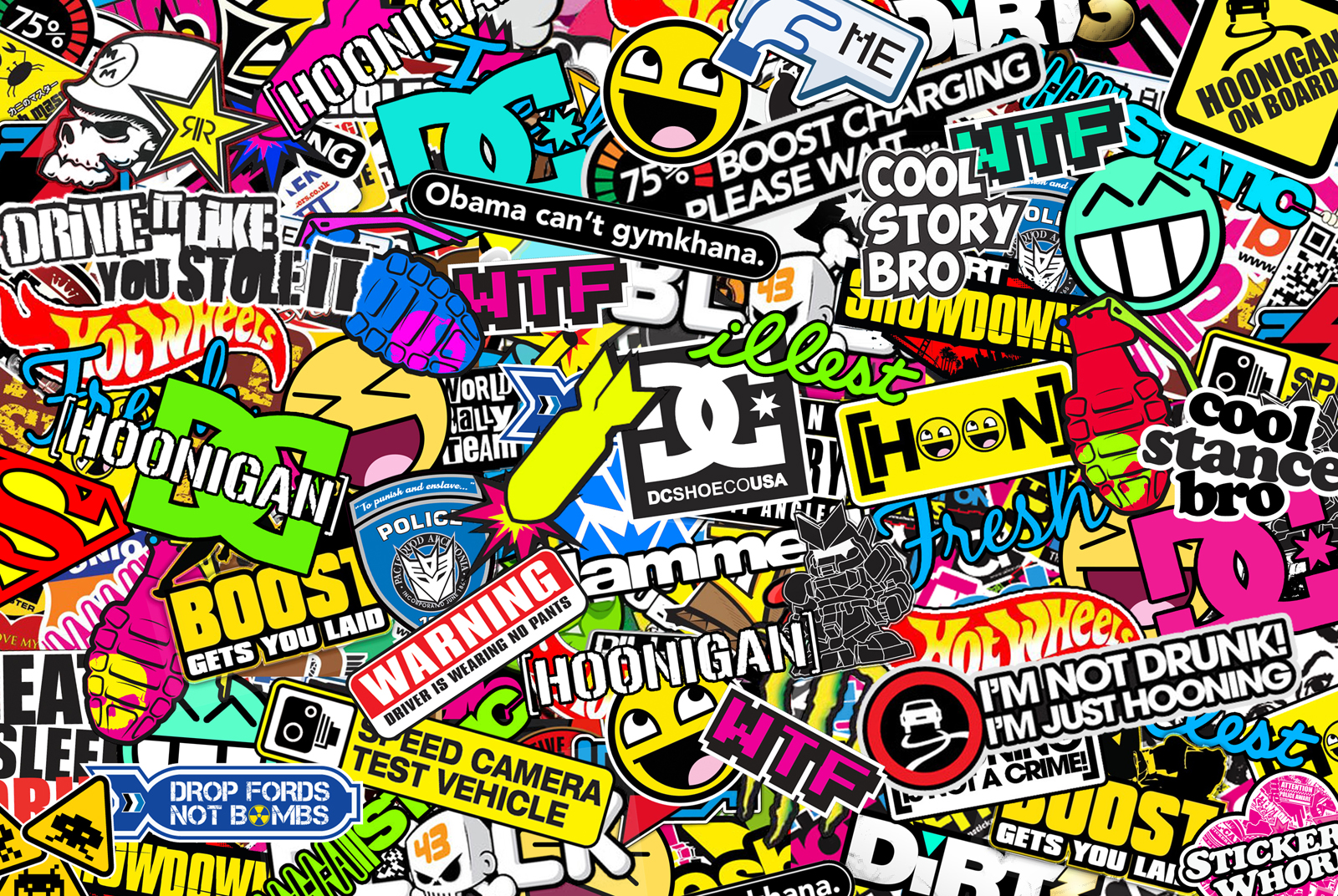 Amazing Sticker Bomb Pictures & Backgrounds