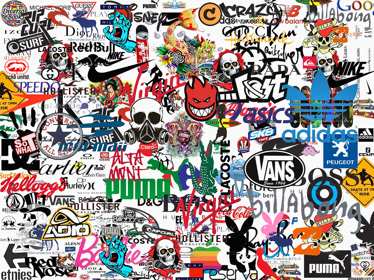 Nice Images Collection: Sticker Bomb Desktop Wallpapers