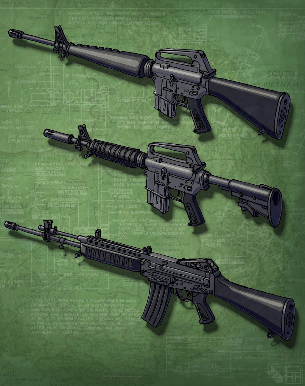 Images of Stoner 63 Assault Rifle | 1024x1294