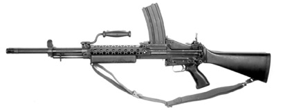 HD Quality Wallpaper | Collection: Weapons, 425x163 Stoner 63 Assault Rifle