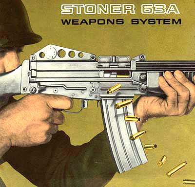 High Resolution Wallpaper | Stoner 63 Assault Rifle 400x384 px