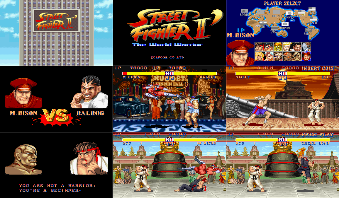 Nice Images Collection: Street Fighter II: The World Warrior Desktop Wallpapers