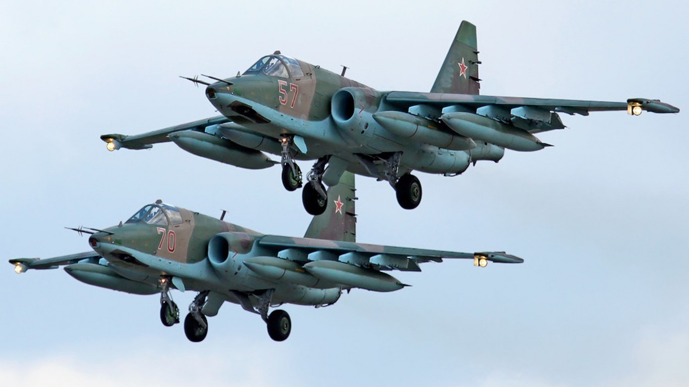 Nice wallpapers Sukhoi Su-25 1366x768px