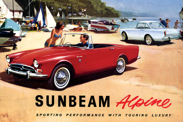 Nice Images Collection: Sunbeam Alpine Desktop Wallpapers
