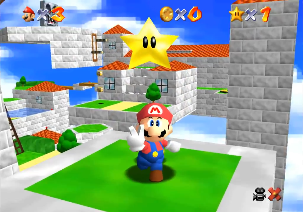Nice wallpapers Super Mario 64 1028x720px