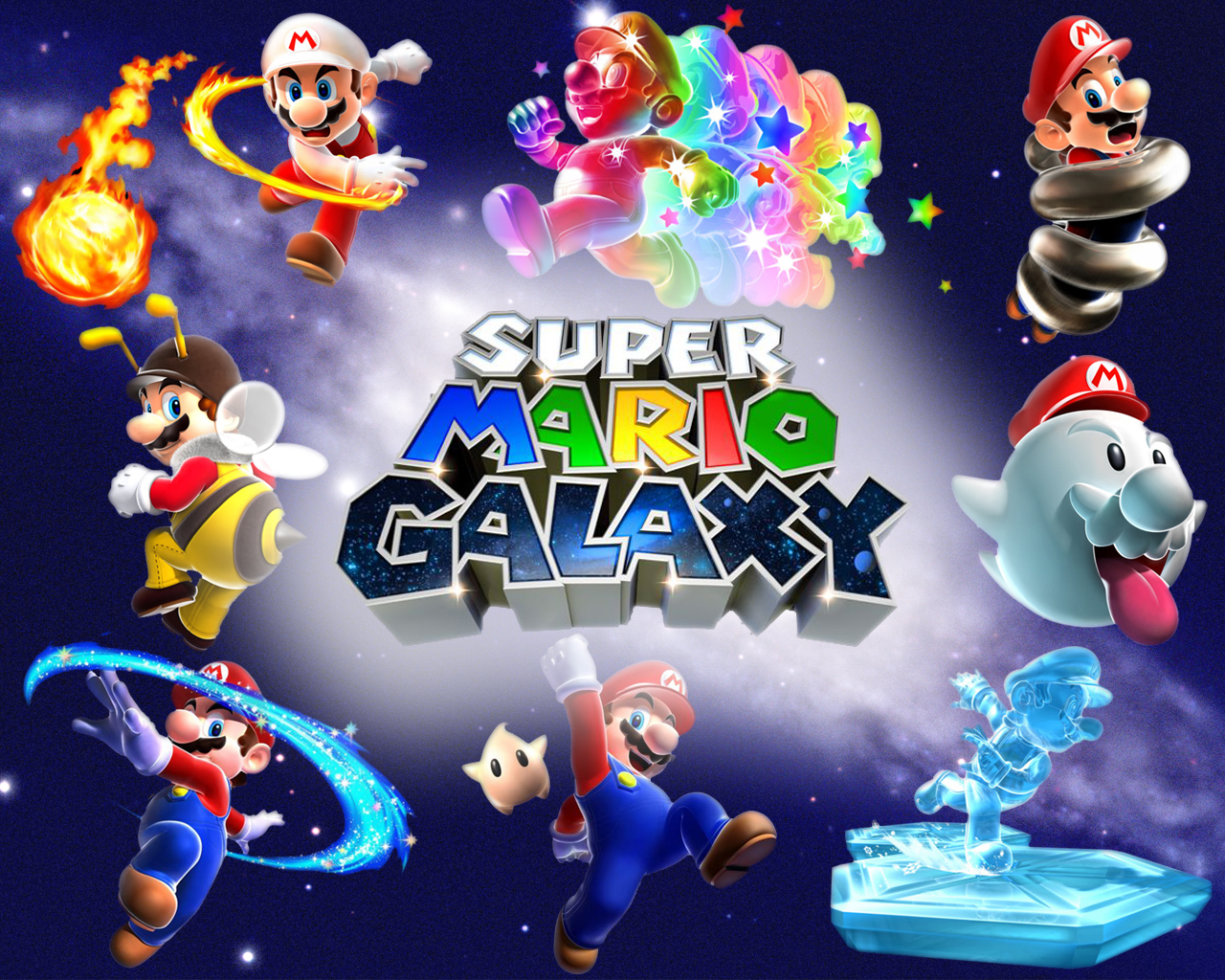 Super Mario Galaxy Backgrounds on Wallpapers Vista. 