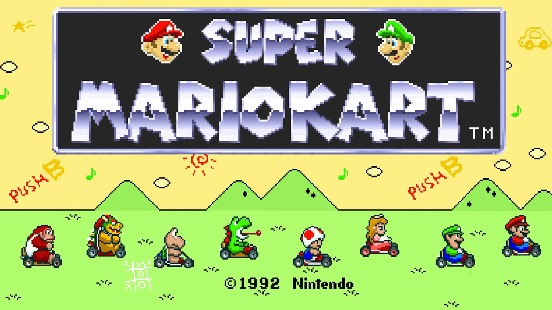 Super Mario Kart Backgrounds, Compatible - PC, Mobile, Gadgets| 1920x1080 px