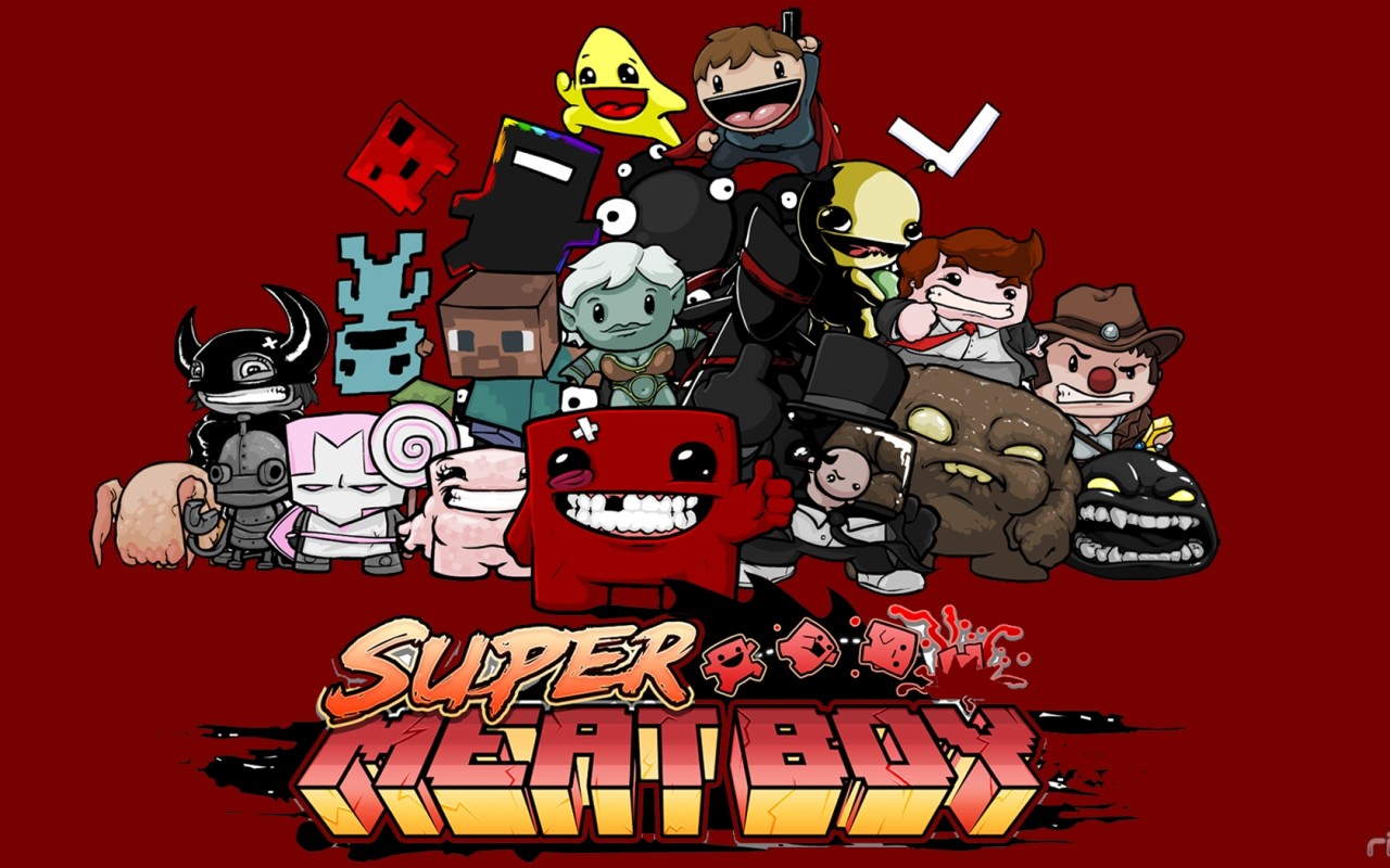 Nice wallpapers Super Meat Boy 1280x800px
