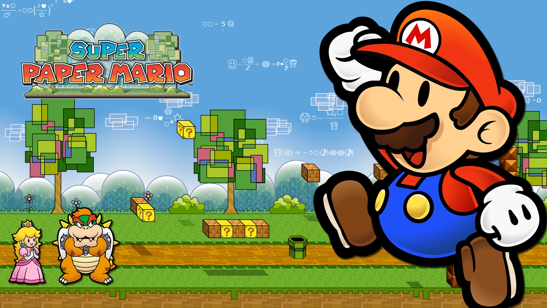 HD Quality Wallpaper | Collection: Video Game, 1920x1080 Super Paper Mario