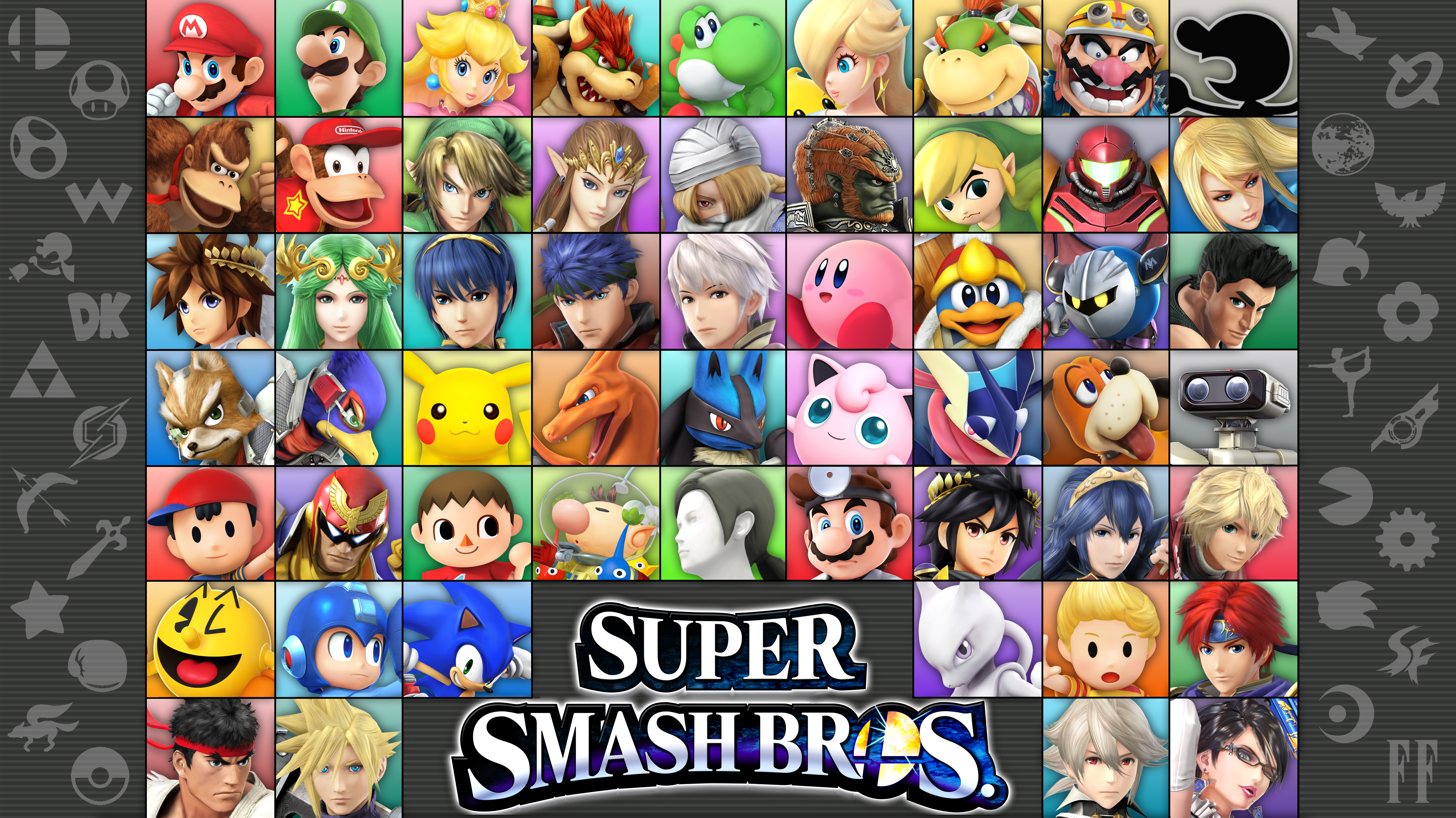 HD Quality Wallpaper | Collection: Video Game, 8290x4660 Super Smash Bros. 4