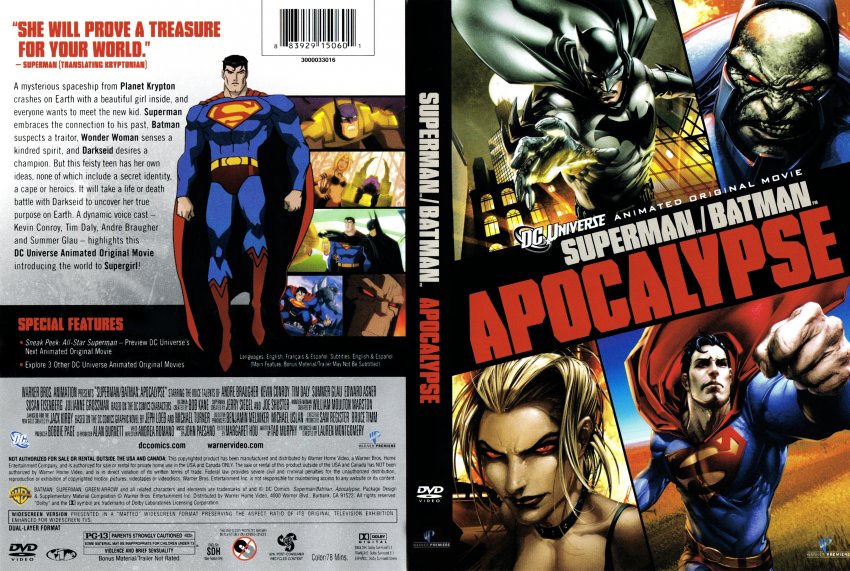 Nice Images Collection: Superman Batman: Apocalypse Desktop Wallpapers