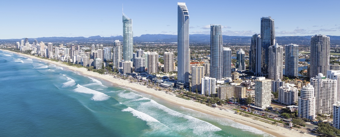 HD Quality Wallpaper | Collection: Man Made, 1111x450 Surfers Paradise