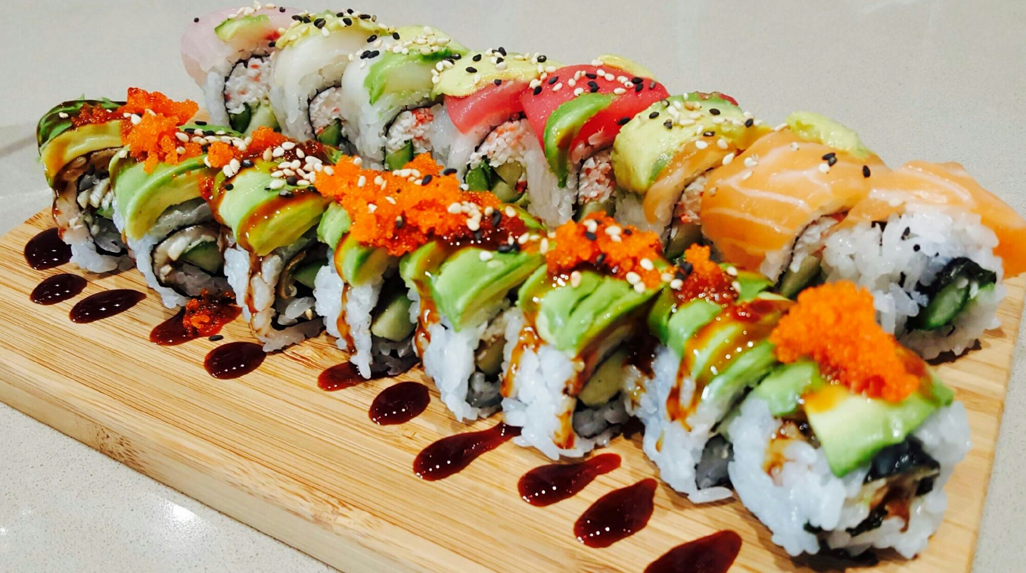 HD Quality Wallpaper | Collection: Food, 2000x1118 Sushi
