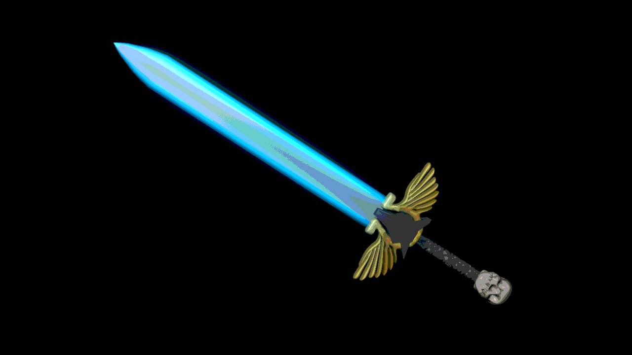 mediaval sword weapon animated gif pic image. 