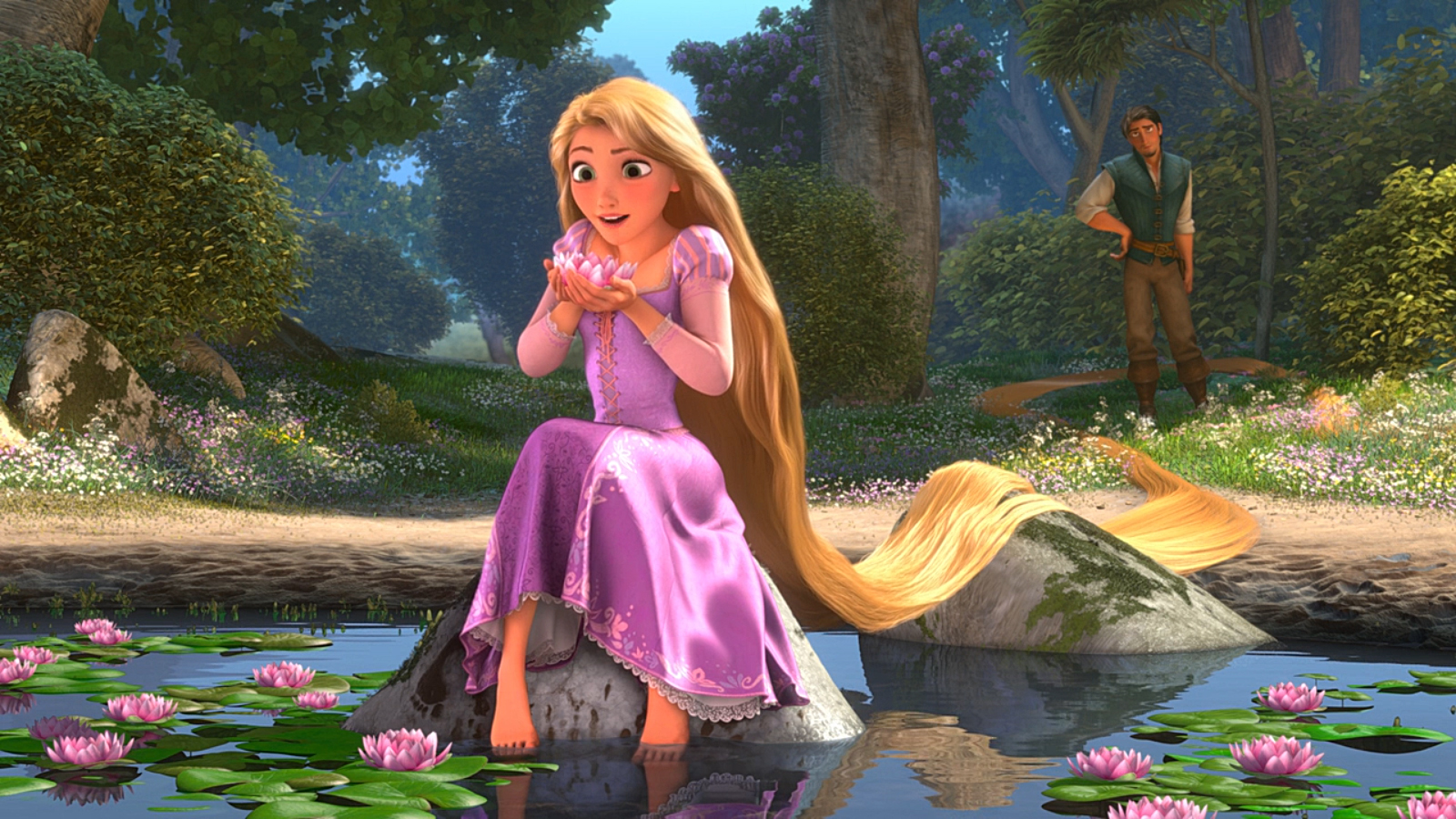 Tangled Backgrounds, Compatible - PC, Mobile, Gadgets| 1600x900 px