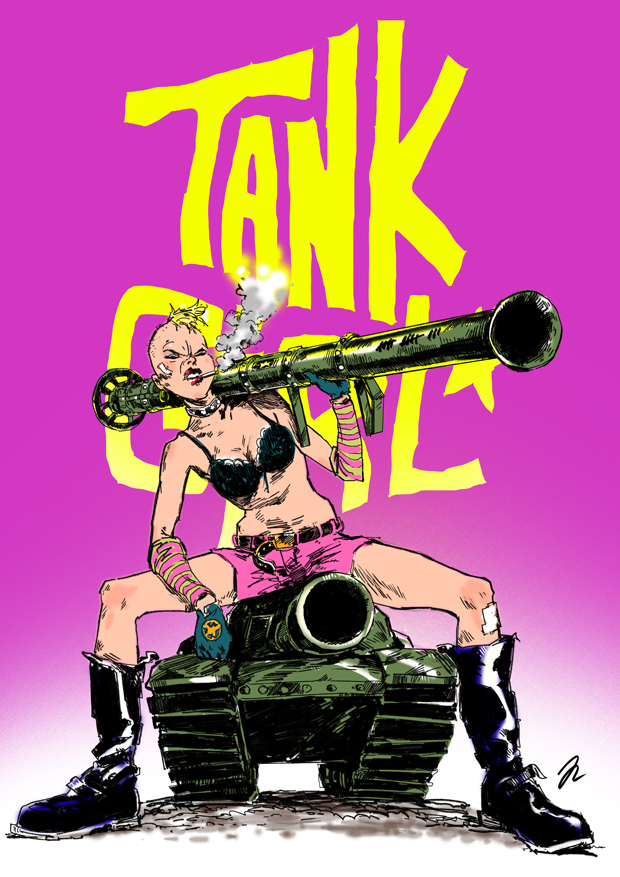Tank Girl Backgrounds, Compatible - PC, Mobile, Gadgets| 620x877 px