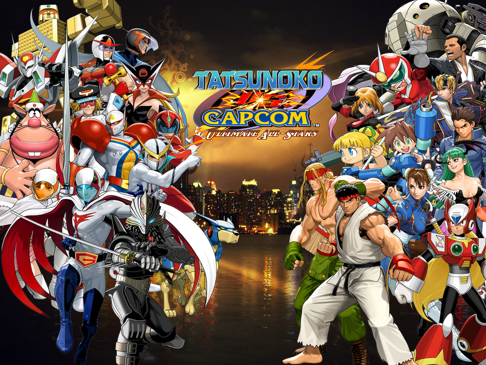 HD Quality Wallpaper | Collection: Video Game, 1600x1200 Tatsunoko Vs. Capcom