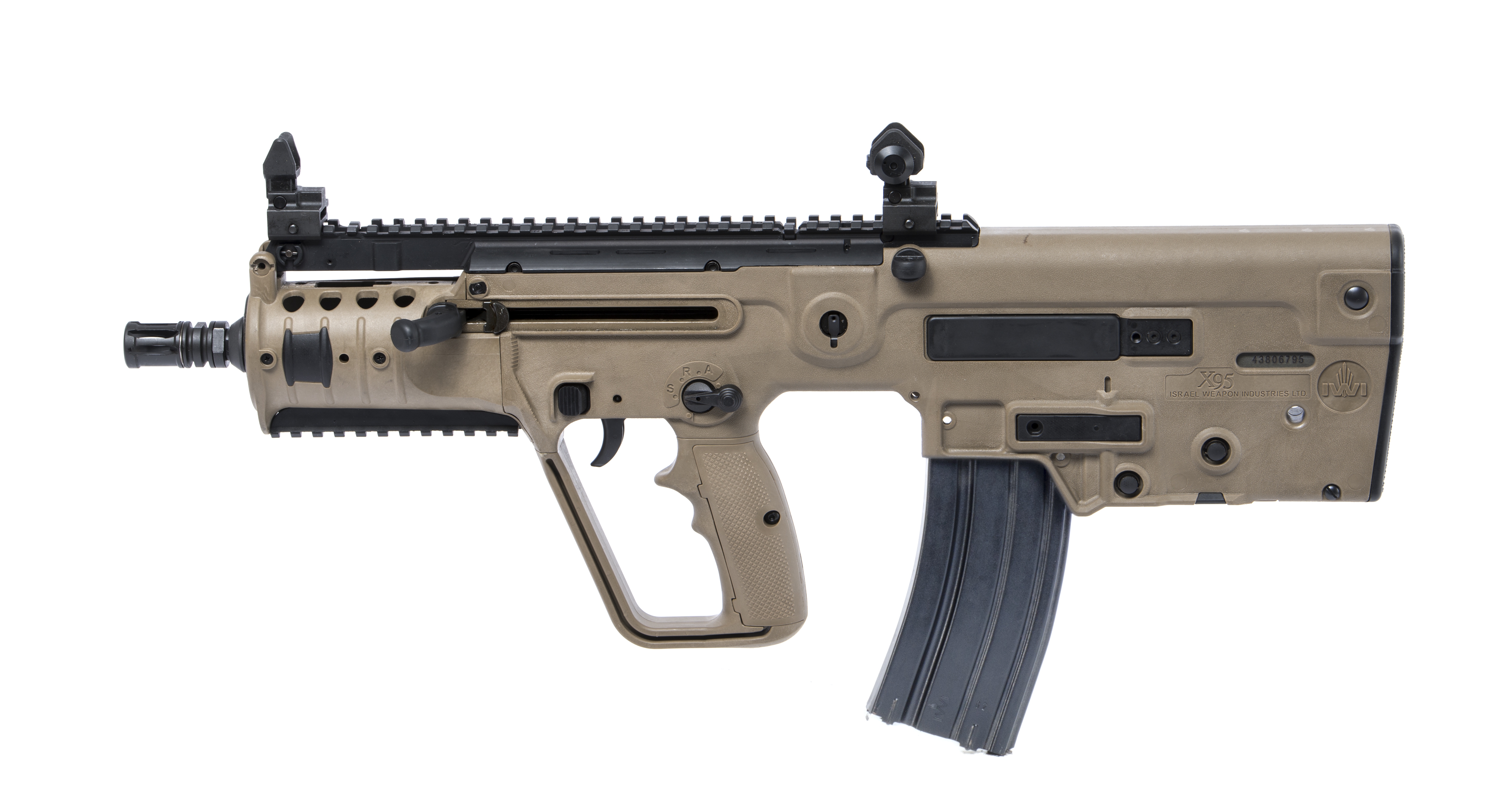 HD Quality Wallpaper | Collection: Weapons, 4990x2665 Tavor Assault Rifle