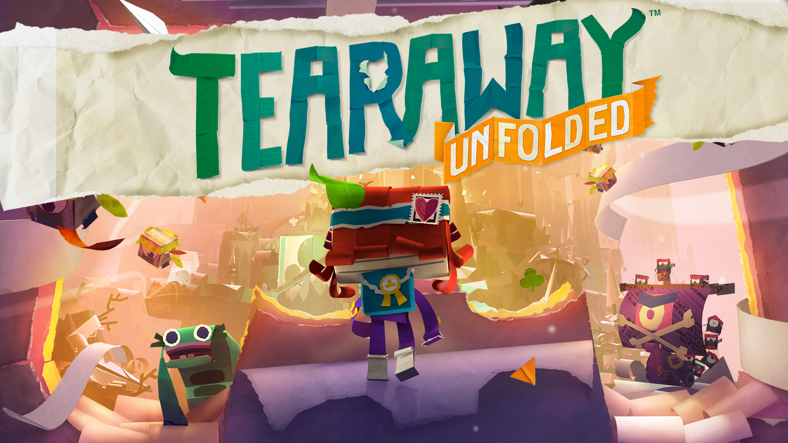 HD Quality Wallpaper | Collection: Video Game, 1600x900 Tearaway Unfolded