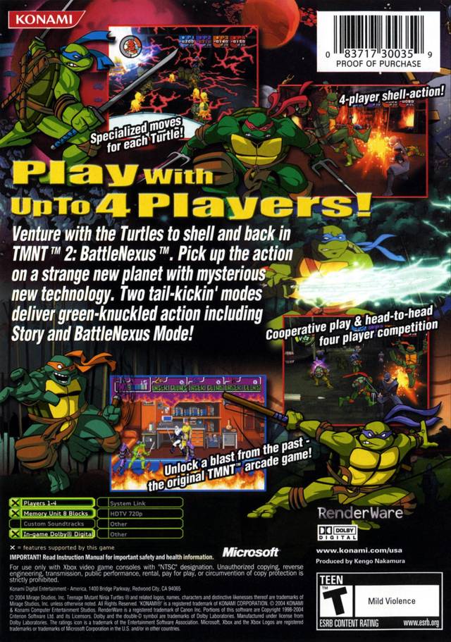 Teenage Mutant Ninja Turtles 2: Battle Nexus #1
