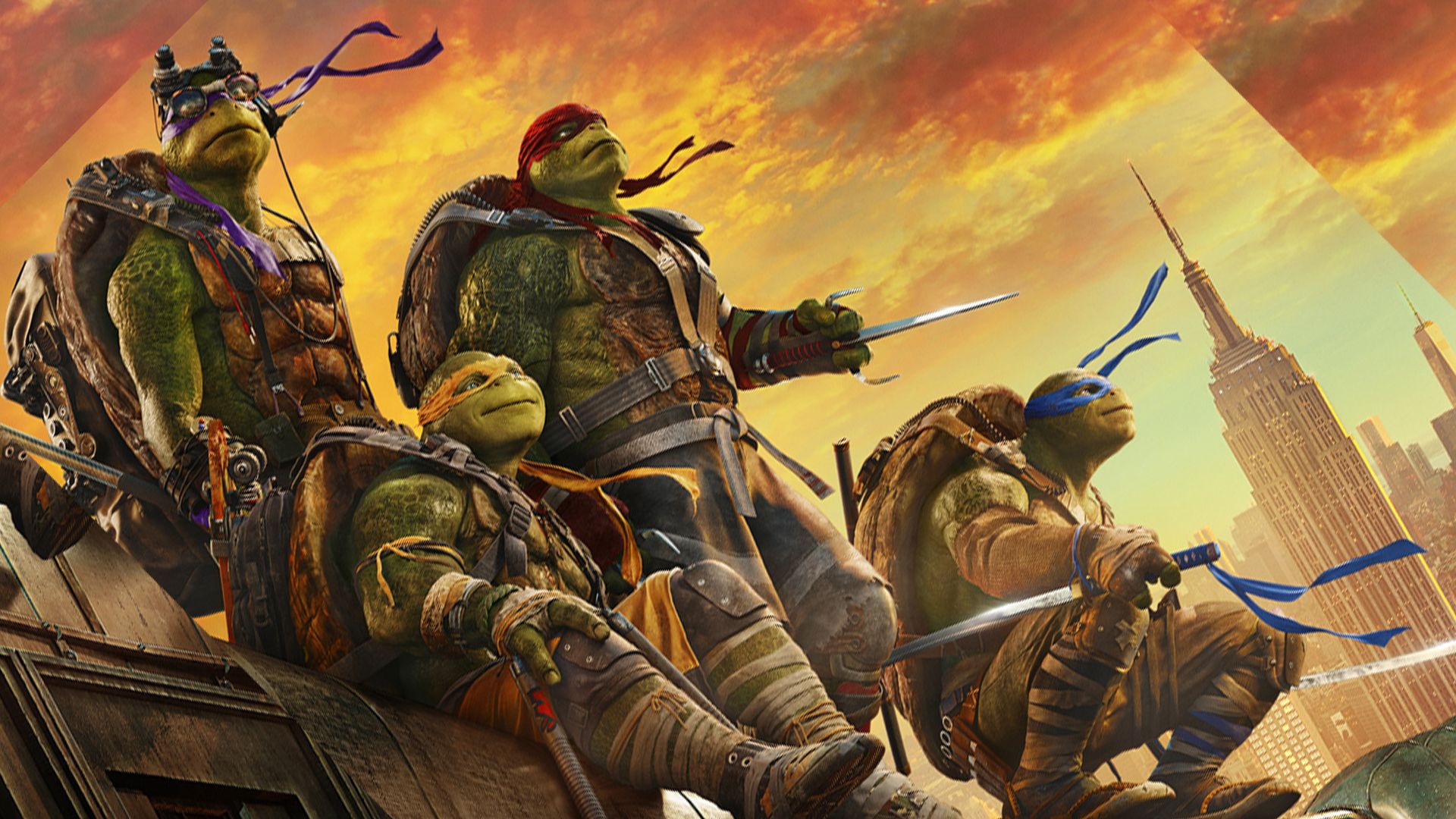 HD Quality Wallpaper | Collection: Movie, 1920x1080 Teenage Mutant Ninja Turtles: Out Of The Shadows