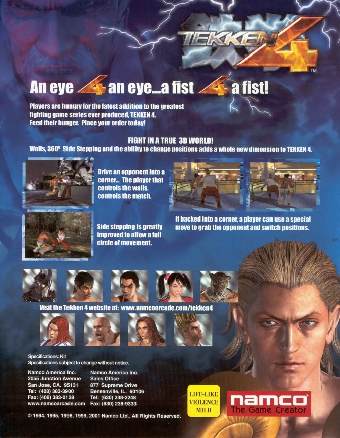 Tekken 4 Backgrounds on Wallpapers Vista