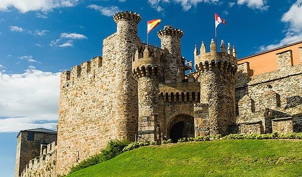 Templar Castle Of Ponferrada Backgrounds, Compatible - PC, Mobile, Gadgets| 620x364 px