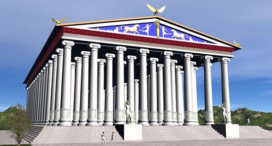 Temple Of Artemis Backgrounds, Compatible - PC, Mobile, Gadgets| 550x296 px