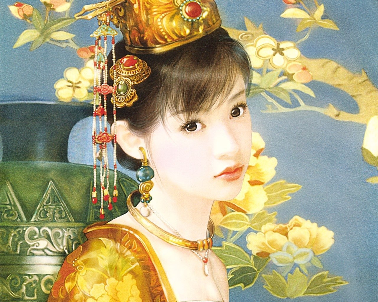 Nice Images Collection: The Ancient Chinese Beauty Desktop Wallpapers