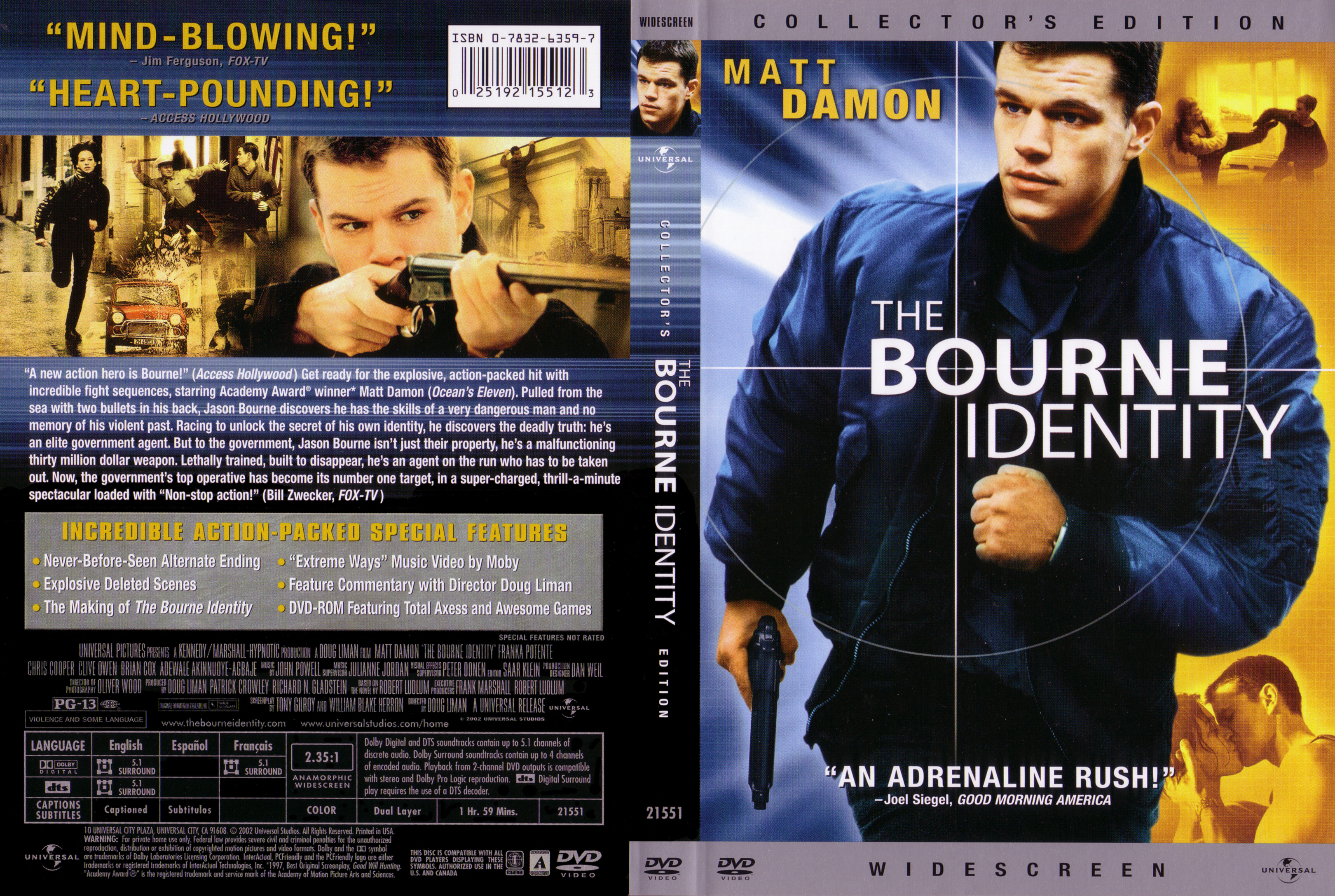 The Bourne Identity Backgrounds on Wallpapers Vista