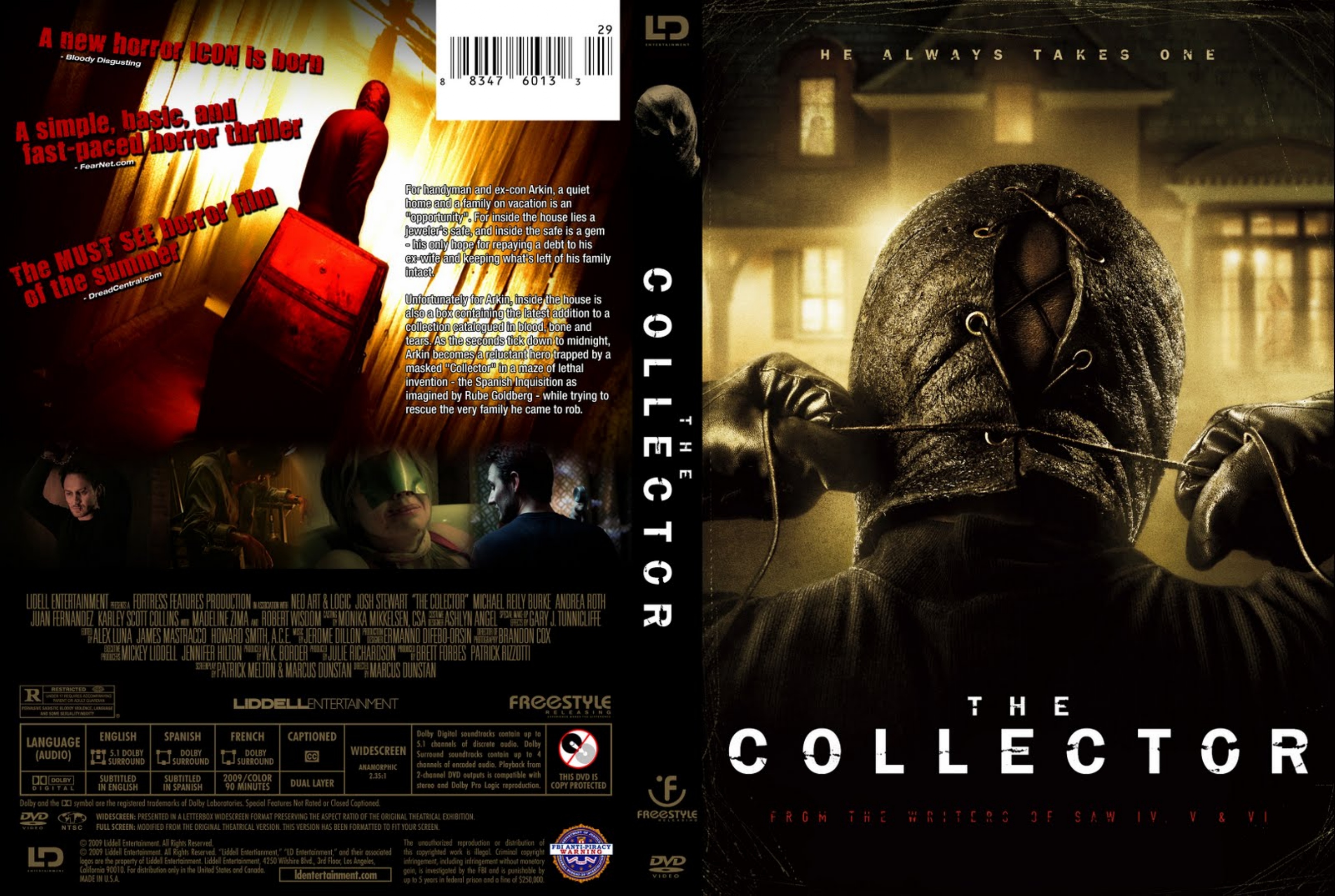 HD Quality Wallpaper | Collection: Movie, 3240x2175 The Collector (2009)