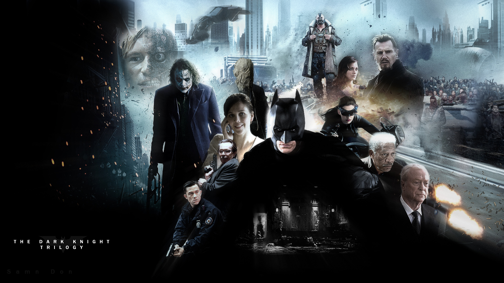 HD Quality Wallpaper | Collection: Movie, 1920x1080 The Dark Knight Trilogy