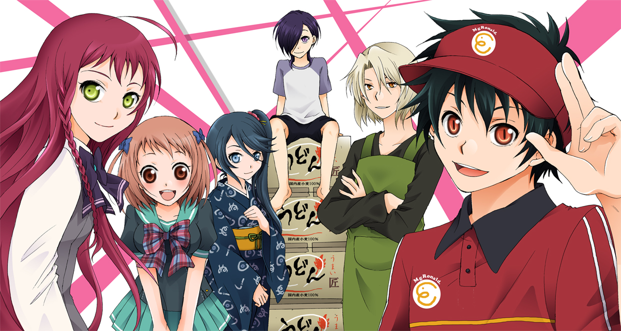 HD Quality Wallpaper | Collection: Anime, 1243x662 The Devil Is A Part-Timer!