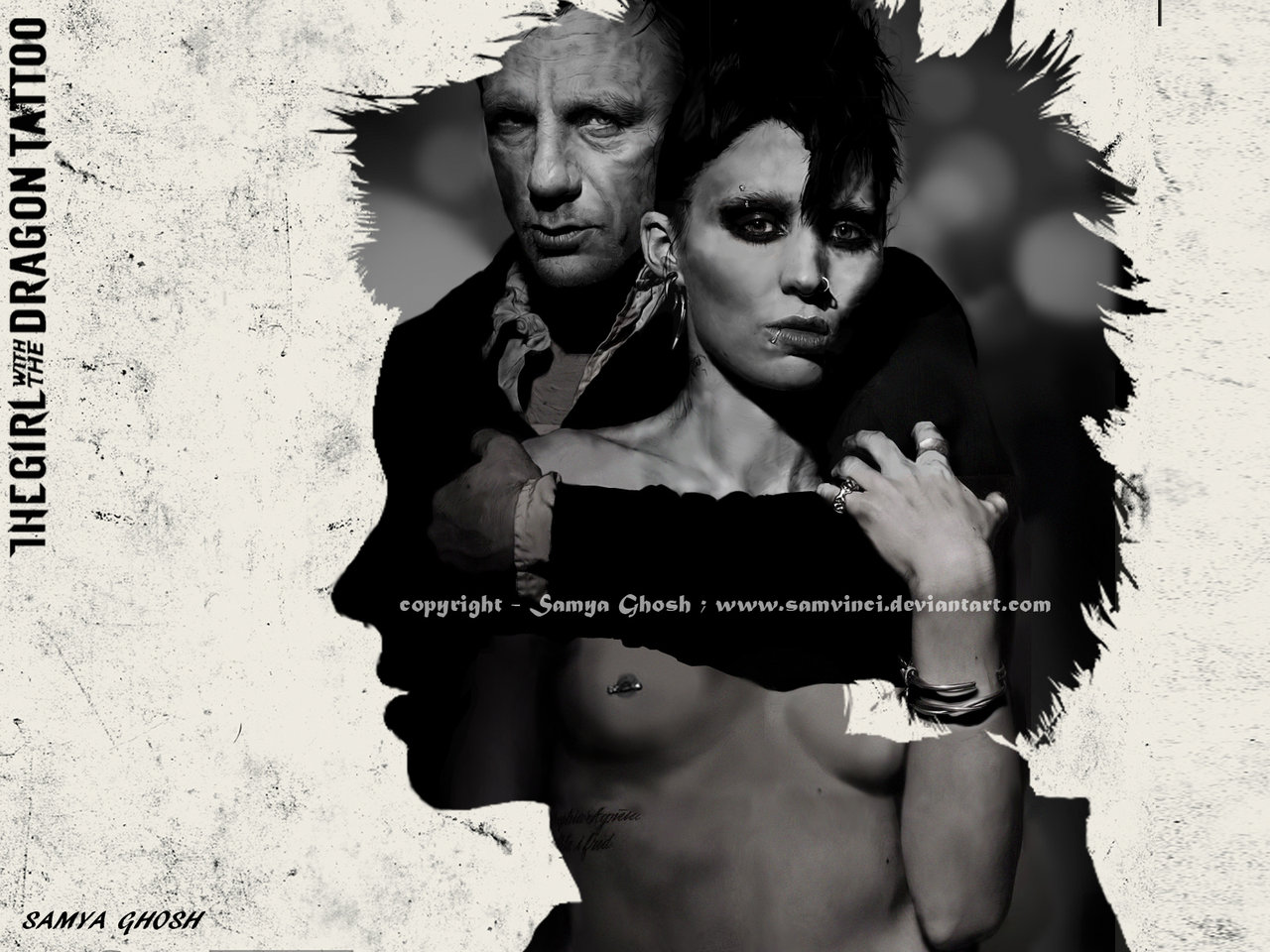 Nice Images Collection: The Girl With The Dragon Tattoo Desktop Wallpapers
